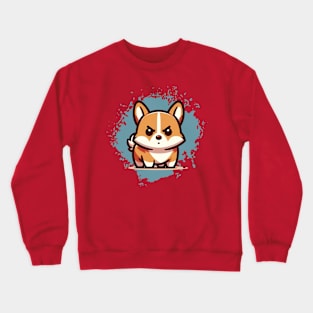 Angry Cute Corgi Crewneck Sweatshirt